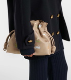 Loewe Bunny Flamenco Medium leather clutch