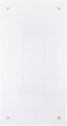 Gohar World White 'à Jour' & Rose Tablecloth