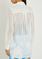 Melissa Odabash Daria Lace Cover-up Shirt White