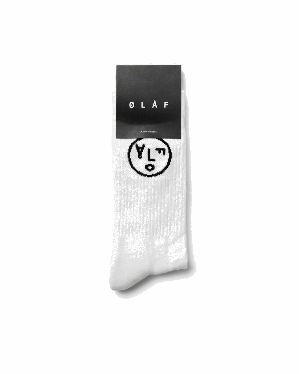 Photo: ølåf Olaf Face Socks White - Mens - Socks