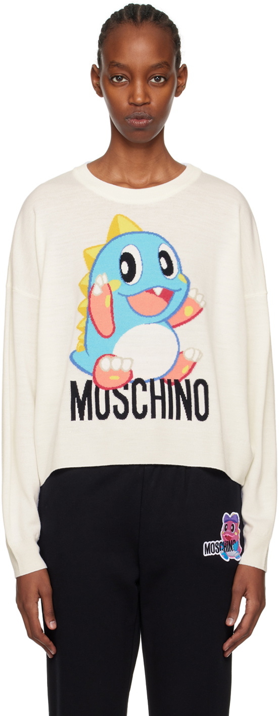 Moschino Off-White Puzzle Bobble Sweatshirt