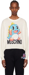 Moschino Off-White Puzzle Bobble Sweatshirt