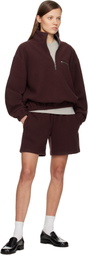 Rier SSENSE Exclusive Burgundy Fleece Jacket