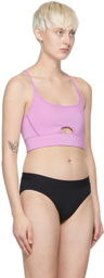 OTTI Purple Nylon Bikini Top