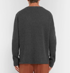 Acne Studios - Nicholas Mélange Ribbed Wool Sweater - Men - Charcoal