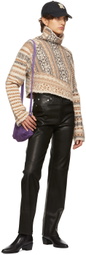 rag & bone Black Alex Leather Pants