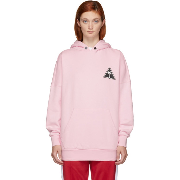 Photo: Palm Angels Pink Palm Icon Hoodie