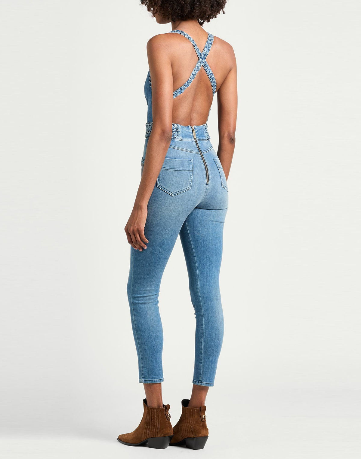 Elisabetta Franchi Womens Jumpsuit in Blue