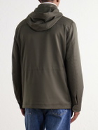 Zegna - Hooded Twill Coat - Green