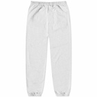 Sporty & Rich Athletic Team Sweat Pant in Heather Grey/Ruby