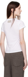 Aya Muse White Crewneck Baby T-shirt