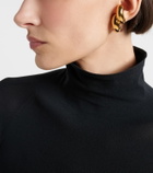 Alaïa Torsion clip-on earrings