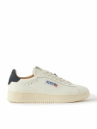 Autry - Dallas Nubuck-Trimmed Leather Sneakers - White