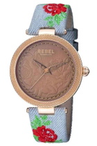 Rebel Carroll Gardens Brown Dial Ladies Watch RB112-8191