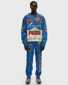 Puma X Asap Rocky Quilted Sweat Shirt Blue Zippers