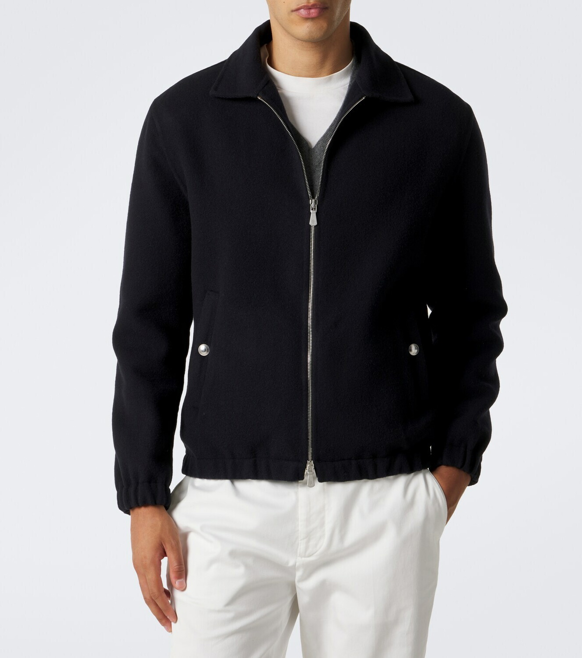 Eleventy Wool bomber jacket