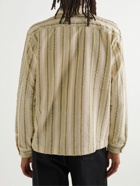 Wales Bonner - Atlantic Striped Organic Cotton Shirt Jacket - Neutrals