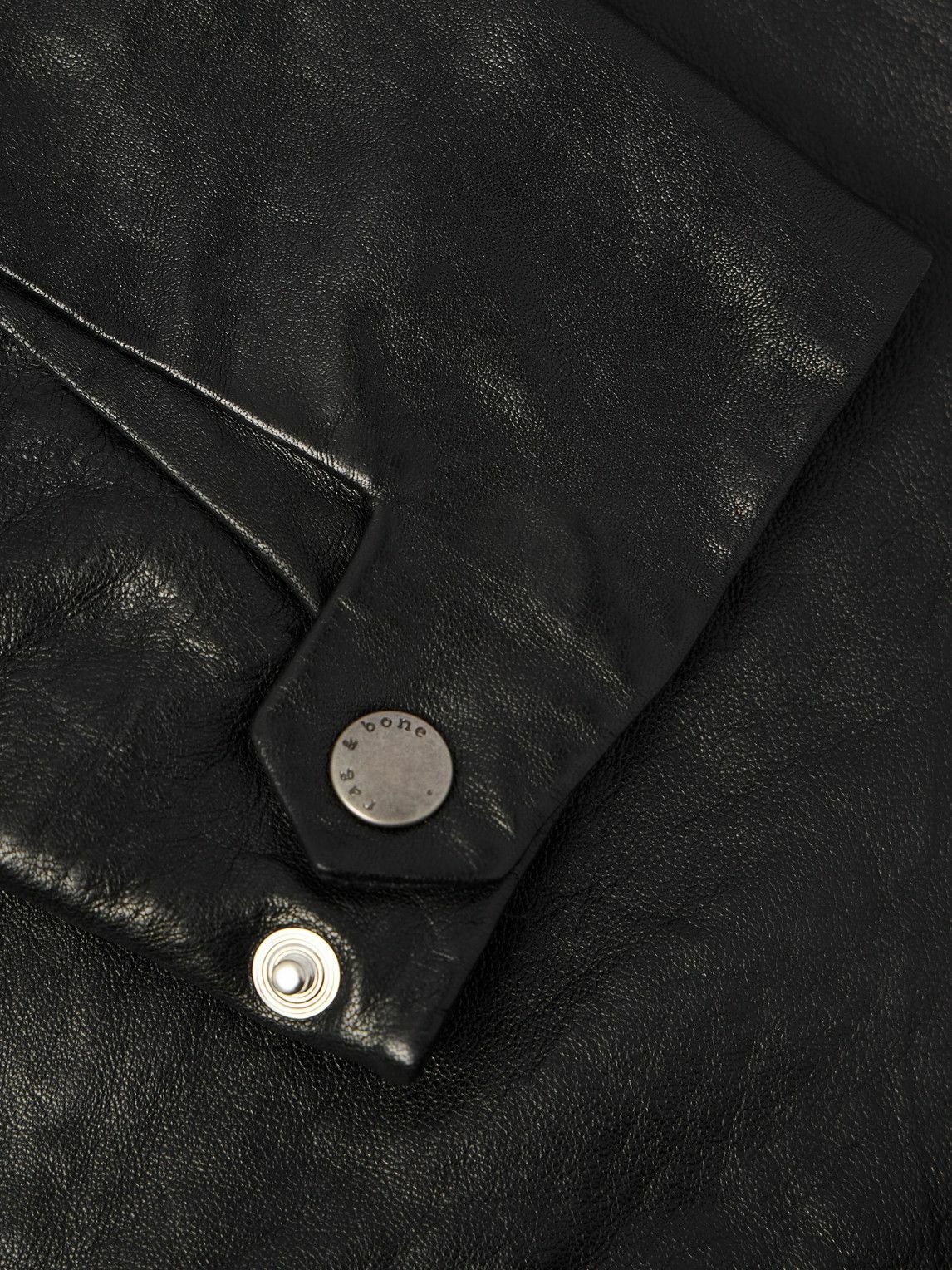 Rag & Bone - Melrose Textured-Leather Jacket - Black