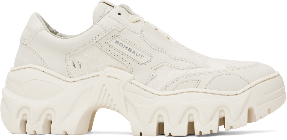 【関税込み】Rombaut ホワイト Boccaccio II Ibiza スニーカー ROMBAUT White Boccaccio II Ibiza Sneakers | ssense | REVERSIBLE