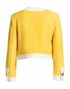 Moschino Womens Blazer in Yellow