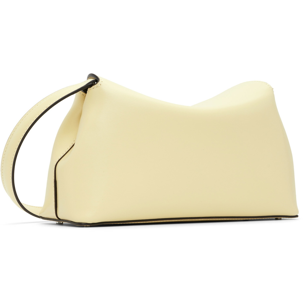 TOTEME Beige T-Lock Leather Clutch