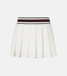 Tory Burch Striped pleated tennis skirt