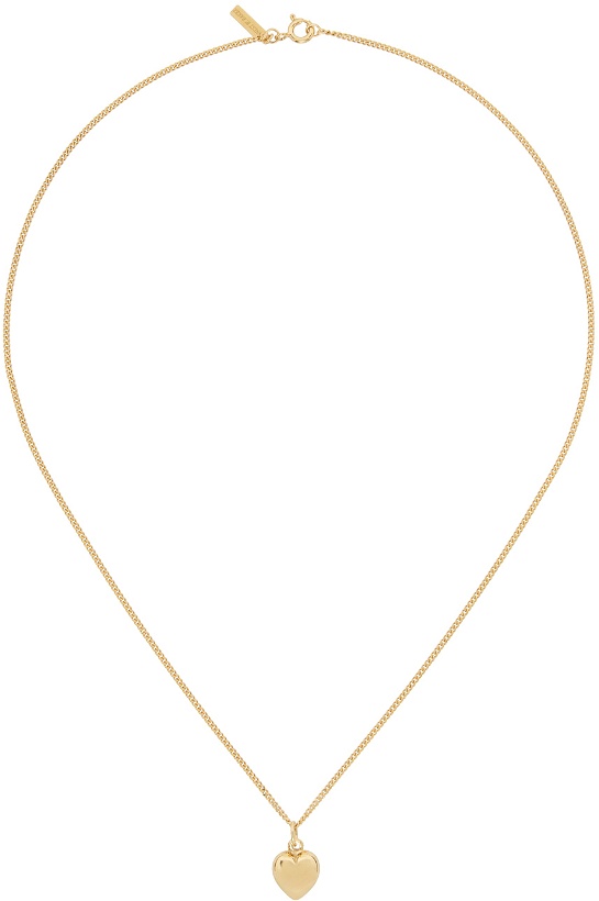 Photo: Ernest W. Baker Gold Heart Necklace