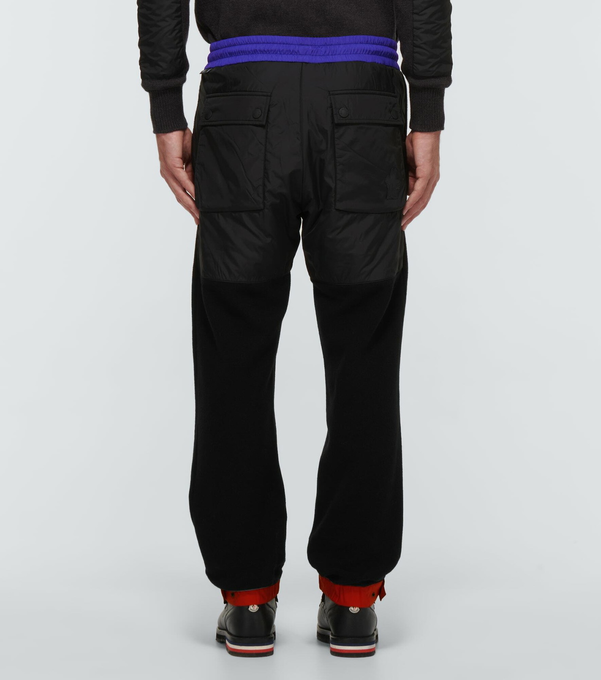 Moncler Grenoble - Fleece wool-blend pants