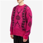 South2 West8 Men's Loose Fit S2W8 Native Jumper in Pink