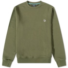 Paul Smith Men's Zebra Crew Sweat in Olive