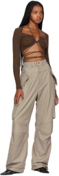 BONBOM Brown Sein Long Sleeve T-Shirt