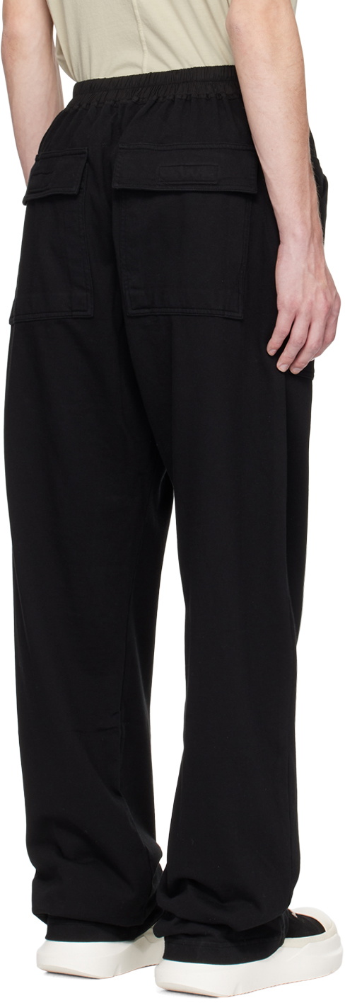 Rick Owens DRKSHDW Black MT Drawstring Sweatpants