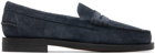 Sebago Navy Classic Dan Rough Out Loafers