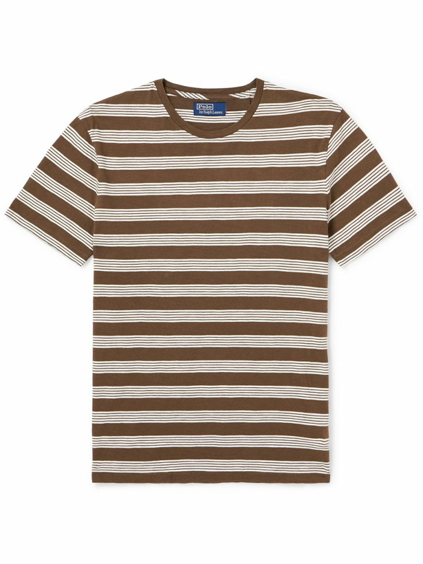 Photo: Polo Ralph Lauren - Striped Cotton-Blend T-Shirt - Multi