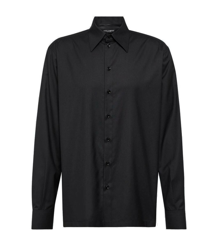 Photo: Dolce&Gabbana Silk-wool blend shirt