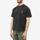 Danton Men's Pocket T-Shirt in Black