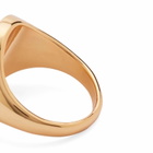 Fred Perry Men's Laurel Wreath Signet Ring in Gold
