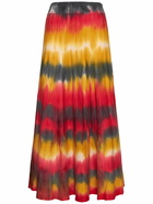 GABRIELA HEARST - Ella Tie Dye Cashmere Knit Midi Skirt