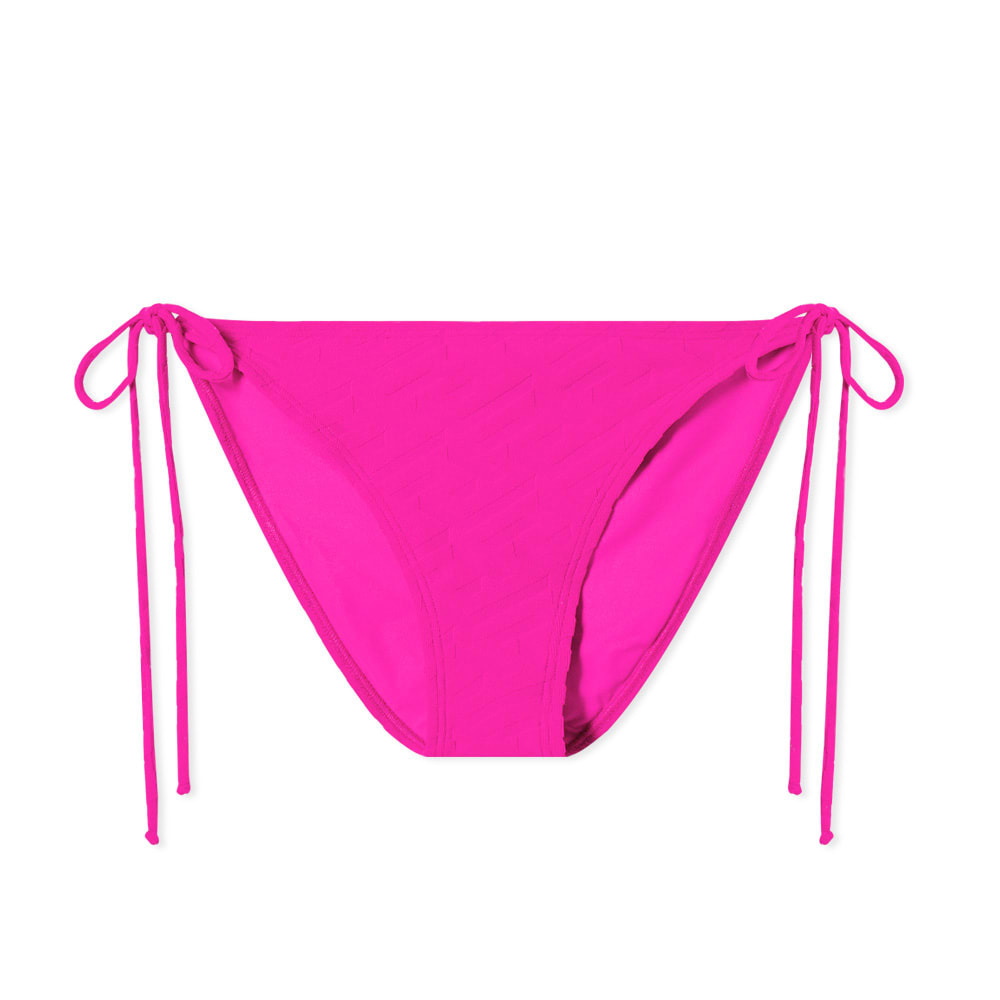 Versace Women's Greca Bikini Bottom in Pink Versace