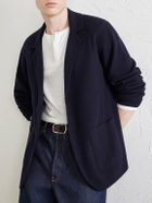 Paul Smith - Knitted Merino Wool Blazer - Blue