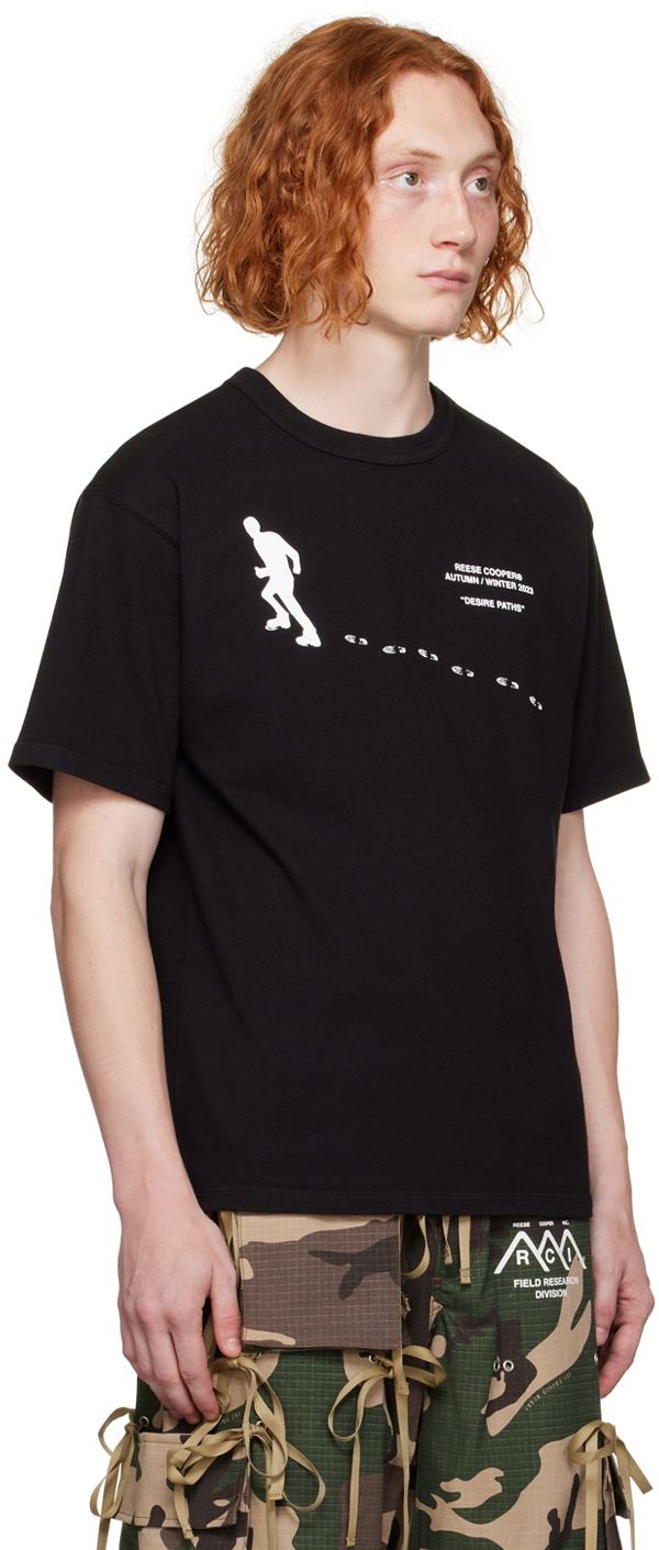 Reese Cooper Black 'Desire Paths' T-Shirt