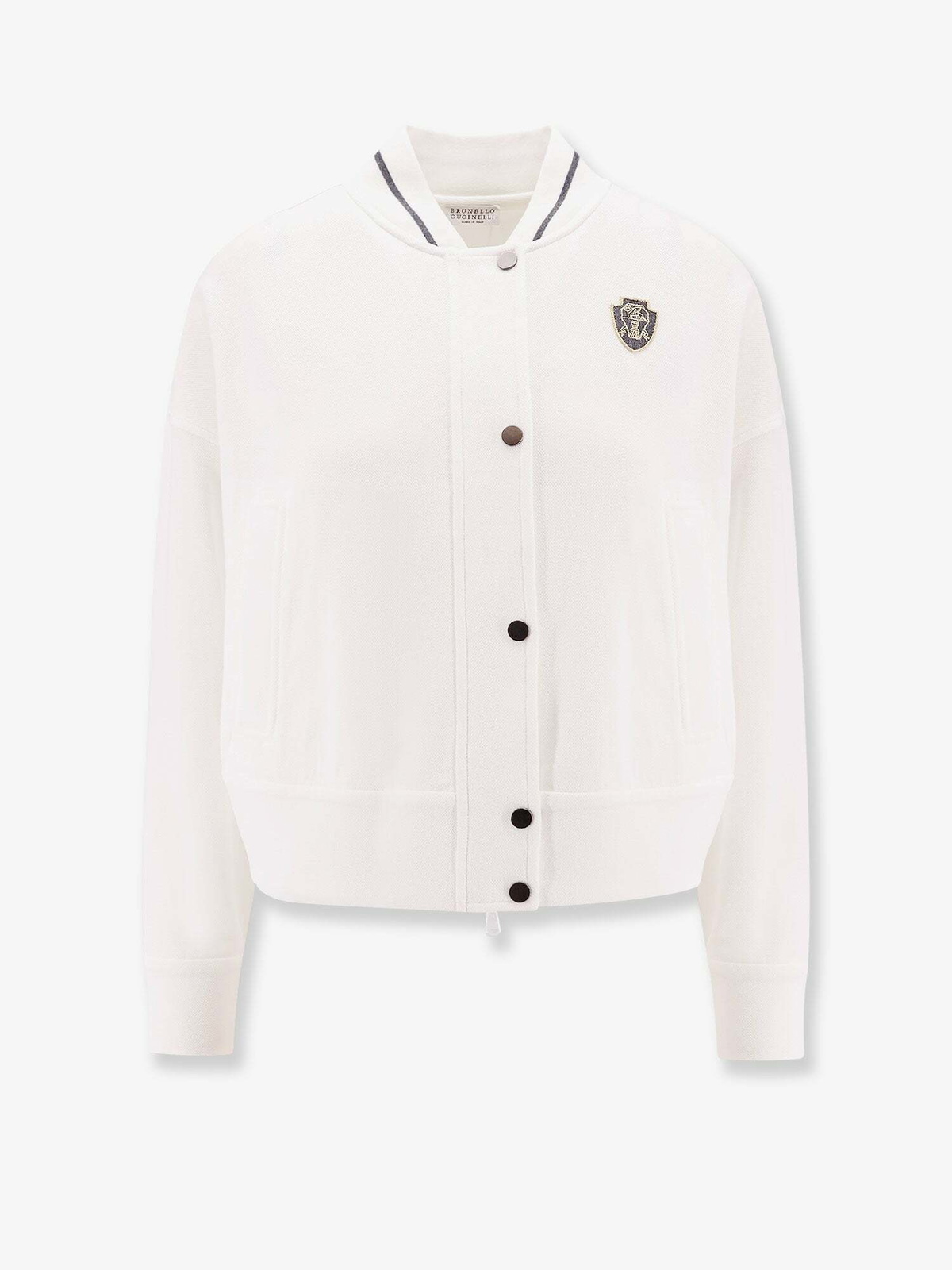 【送料&関税込】Brunello Cucinelli White Cotton Sweatshirt Brunello Cucinelli Sweatshirt White Womens Brunello Cucinelli