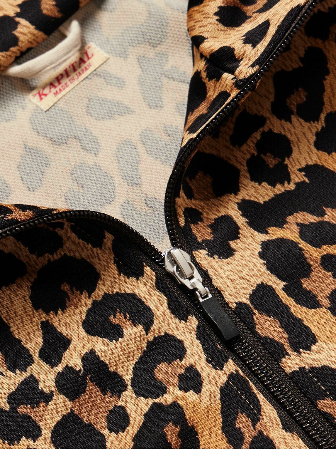 KAPITAL ヒョウ柄 ジャケット KAPITAL Leopard-Print Brushed Cotton-Blend Twill Jacket for