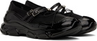 Simone Rocha Black Mesh Tracker Ballerina Sneakers