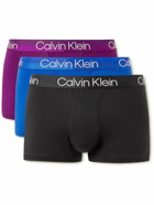 Calvin Klein Underwear - Three-Pack Cotton-Blend Boxer Briefs - Multi