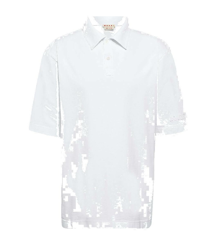 Photo: Marni Oversized cotton jersey polo shirt