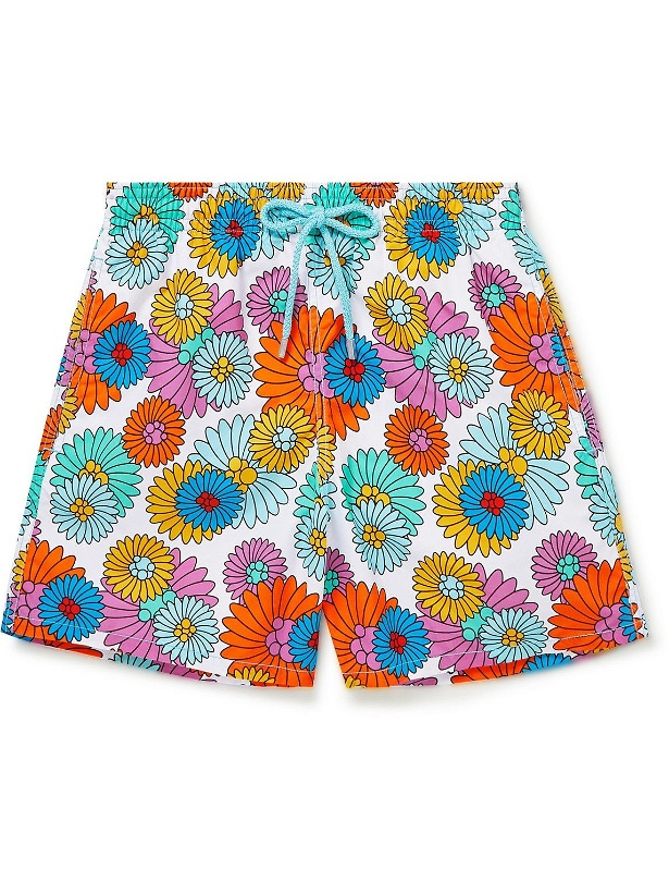 Photo: Vilebrequin - Slim-Fit Mid-Length Printed Recycled Swim Shorts - Multi