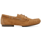 A.P.C. Tan Camille Boat Shoes
