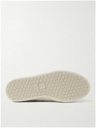 Veja - Campo Leather-Trimmed Suede Sneakers - Gray