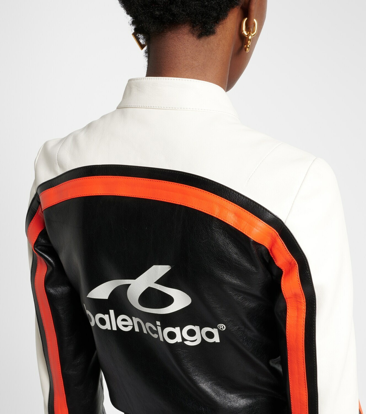 Balenciaga Leather biker jacket